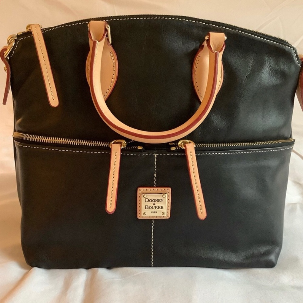 Dillen Double Pocket Satchel Florentine